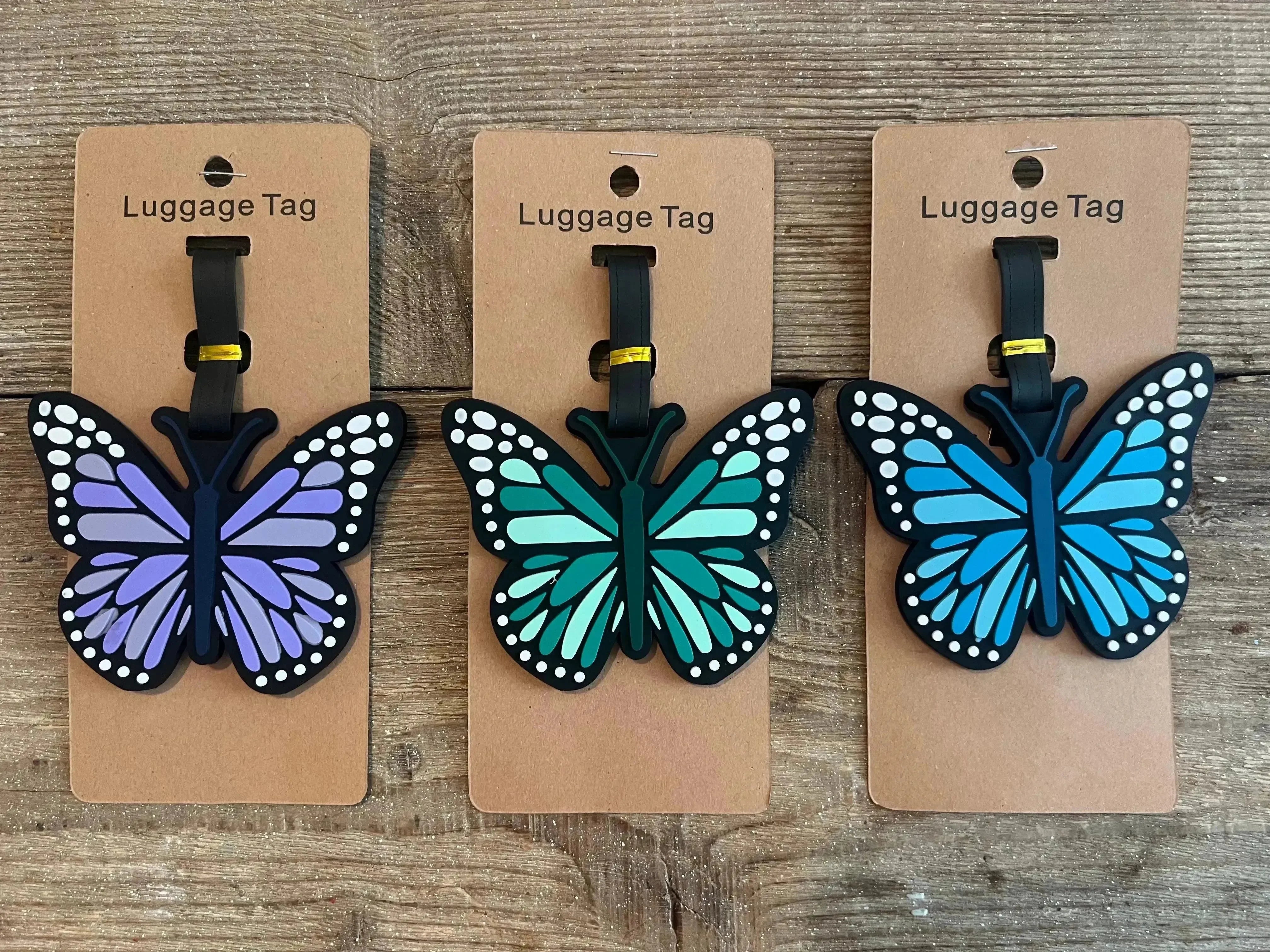 Butterfly Luggage Tags on Simply Obsessed