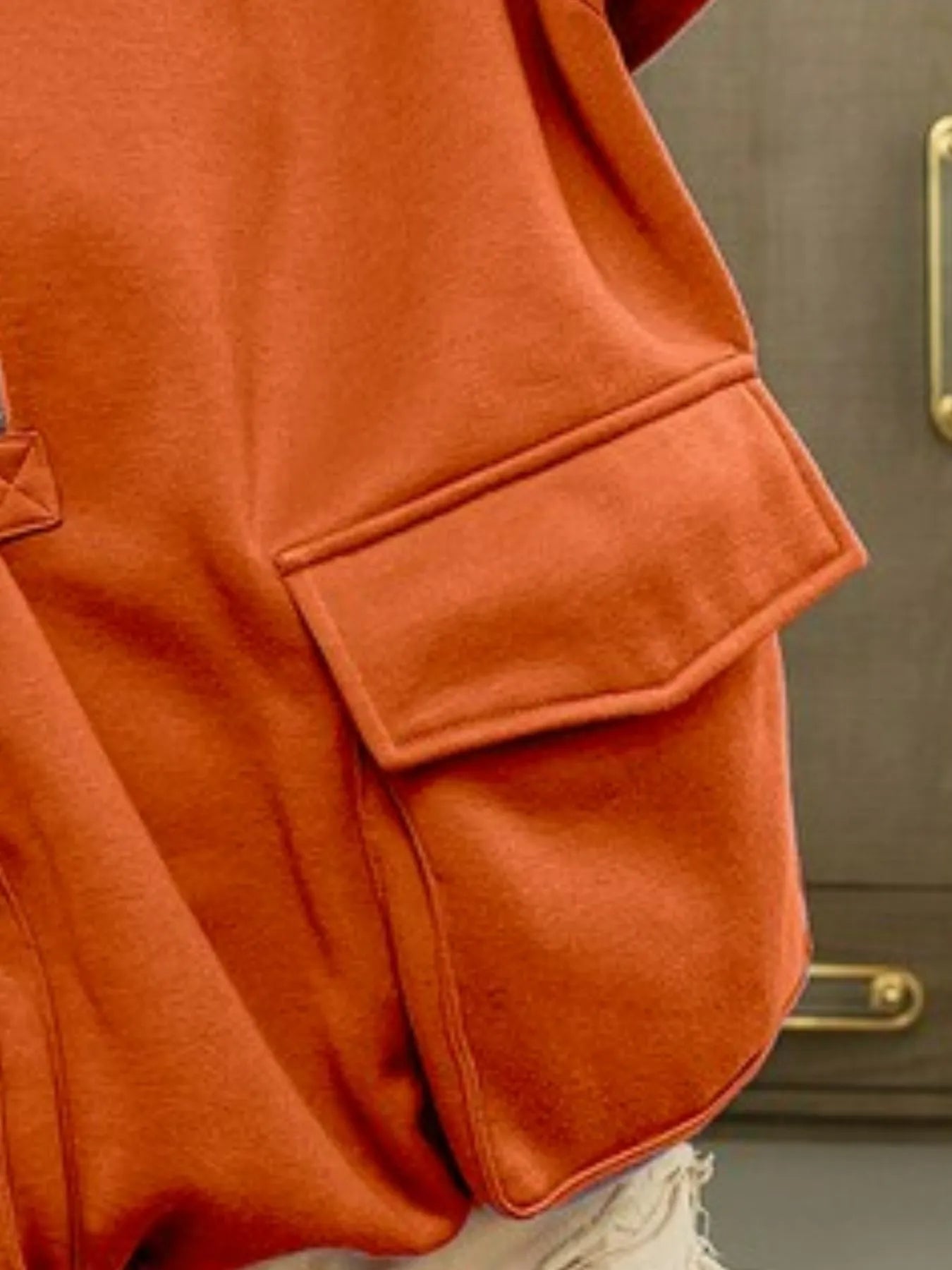 BIBI Half Zip Vintage Washed Fleece Hoodie on Simply Obsessed