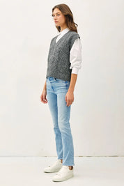 BE COOL Cable Knit V-Neck Sweater Vest **FALL DEBUT SALE** on Simply Obsessed