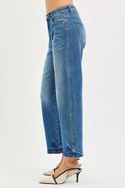 RISEN Slouchy Cropped Barrel Jeans on Simply Obsessed