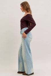 JUDY BLUE High Waist Column Straight Jeans on Simply Obsessed