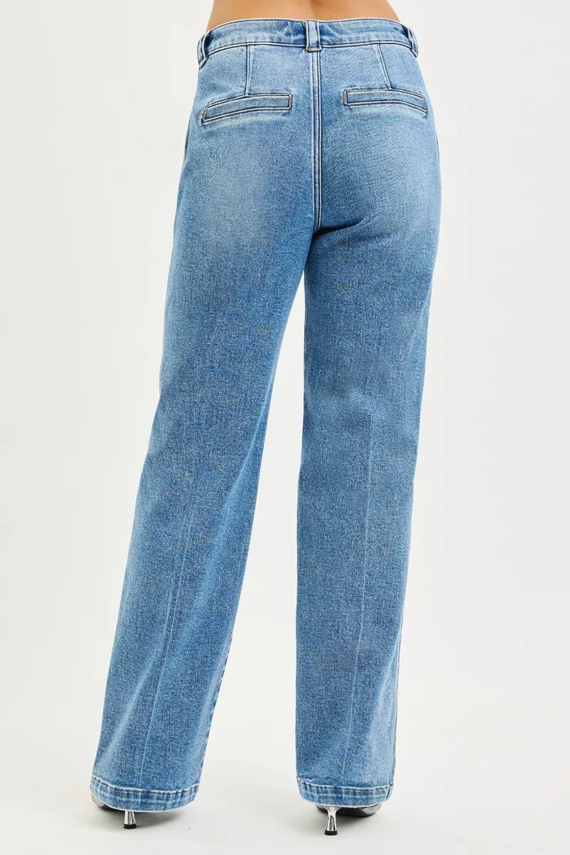 RISEN Slouchy Straight Jeans on Simply Obsessed