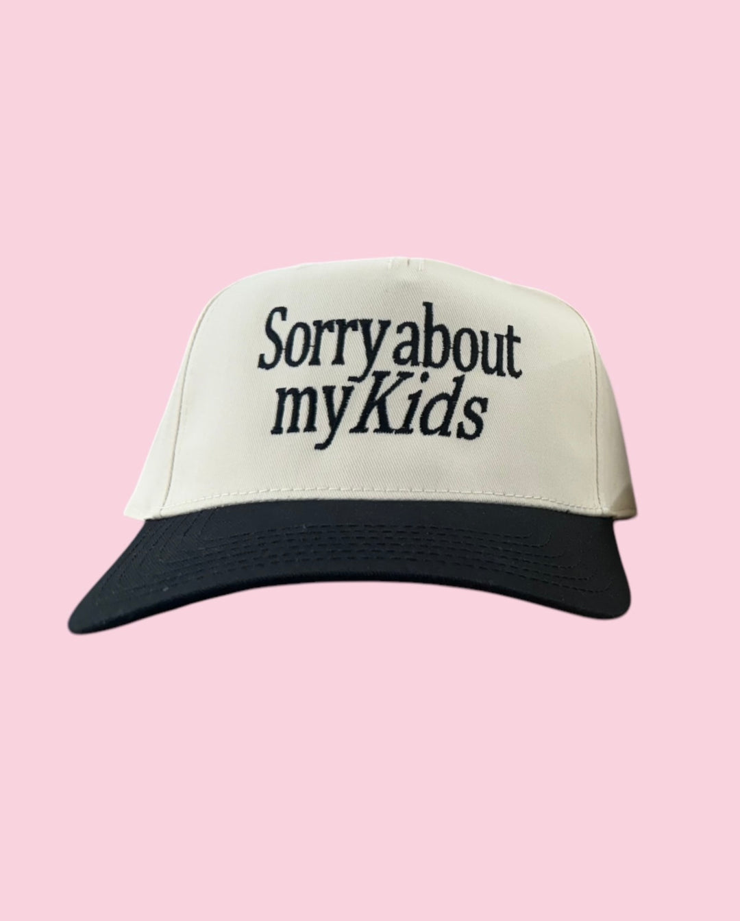 CAMEL THREADS PRE-ORDER: Sorry About My Kids Trucker Hat on Simply Obsessed