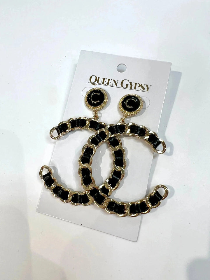CC Statement Earrings on Simply Obsessed