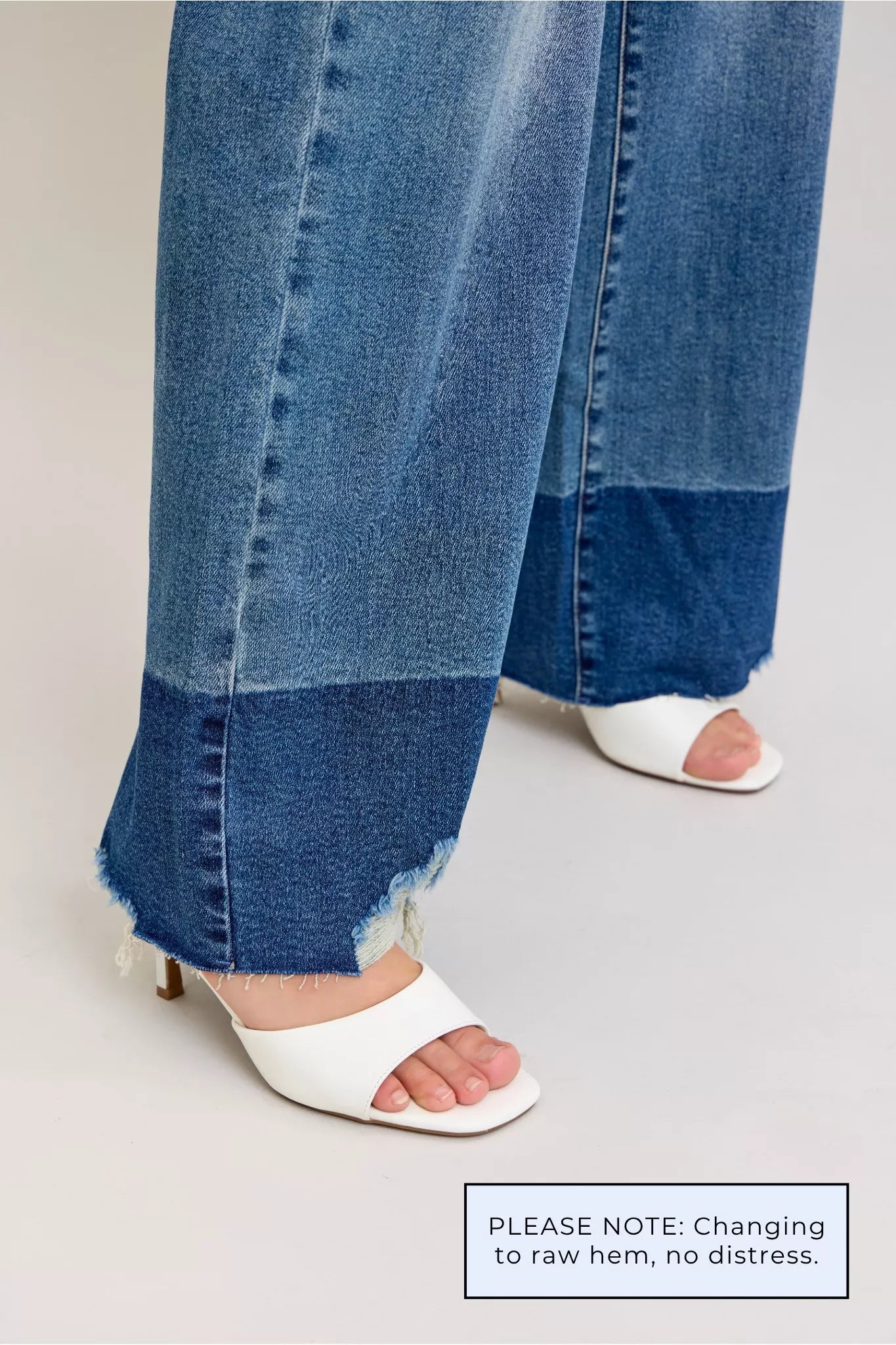 Judy Blue Raw Hem High Waist Column Straight Jeans on Simply Obsessed