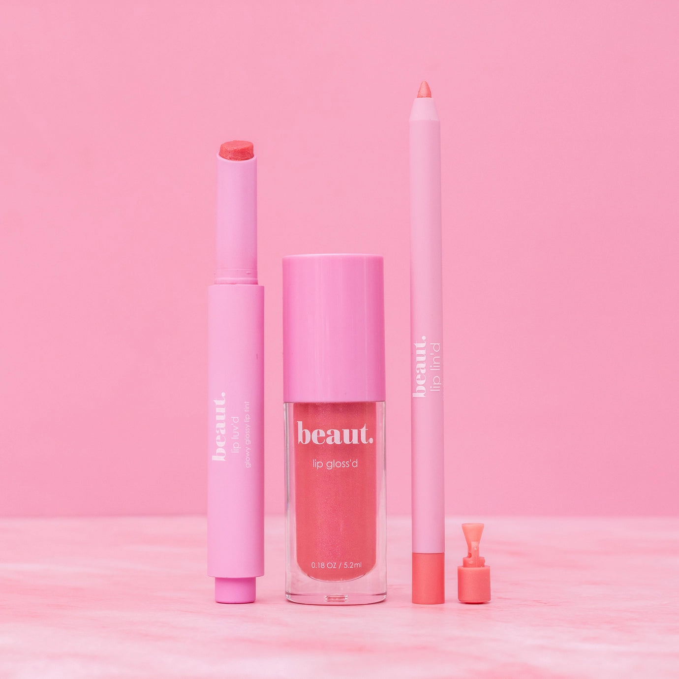 lip lin'd + lip gloss (bundle) on Simply Obsessed