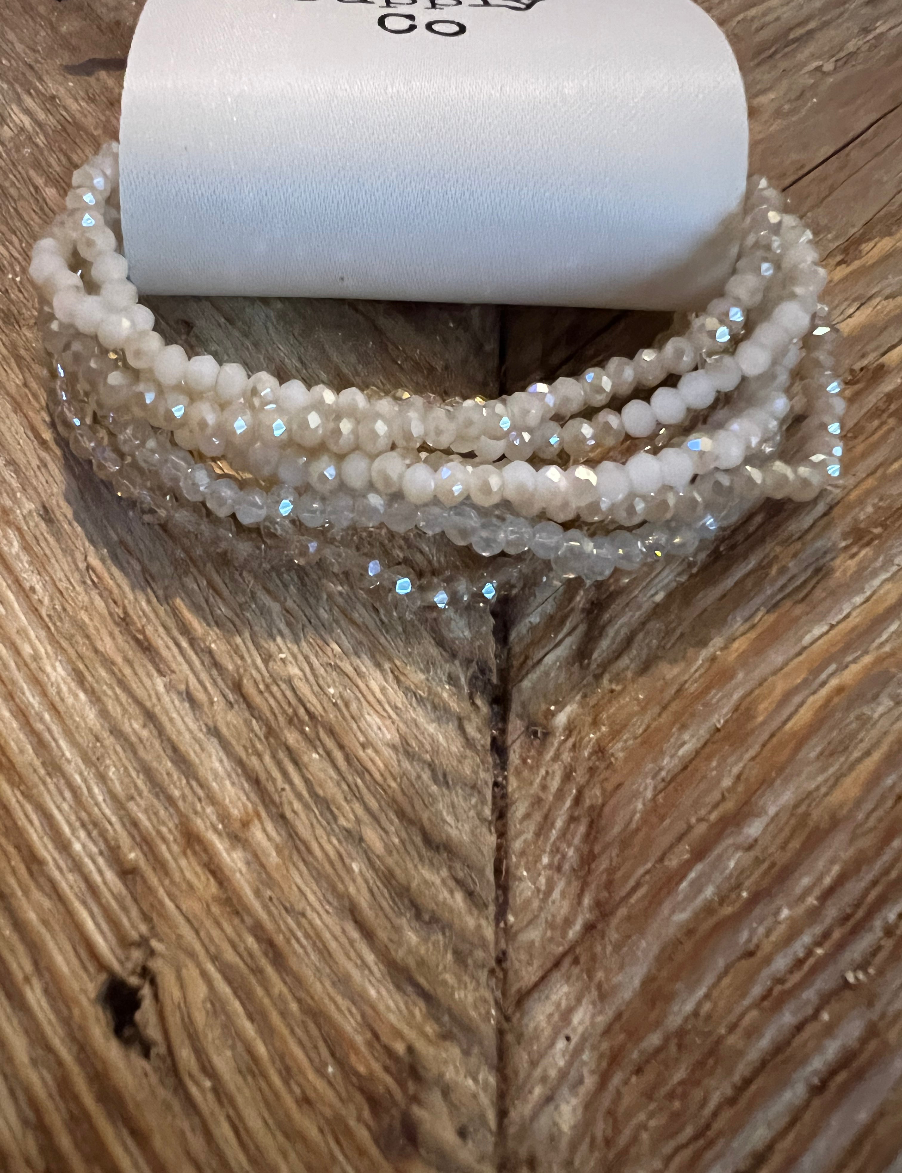 Champagne Bracelet Stack by Malibu Supply on Simply Obsessed