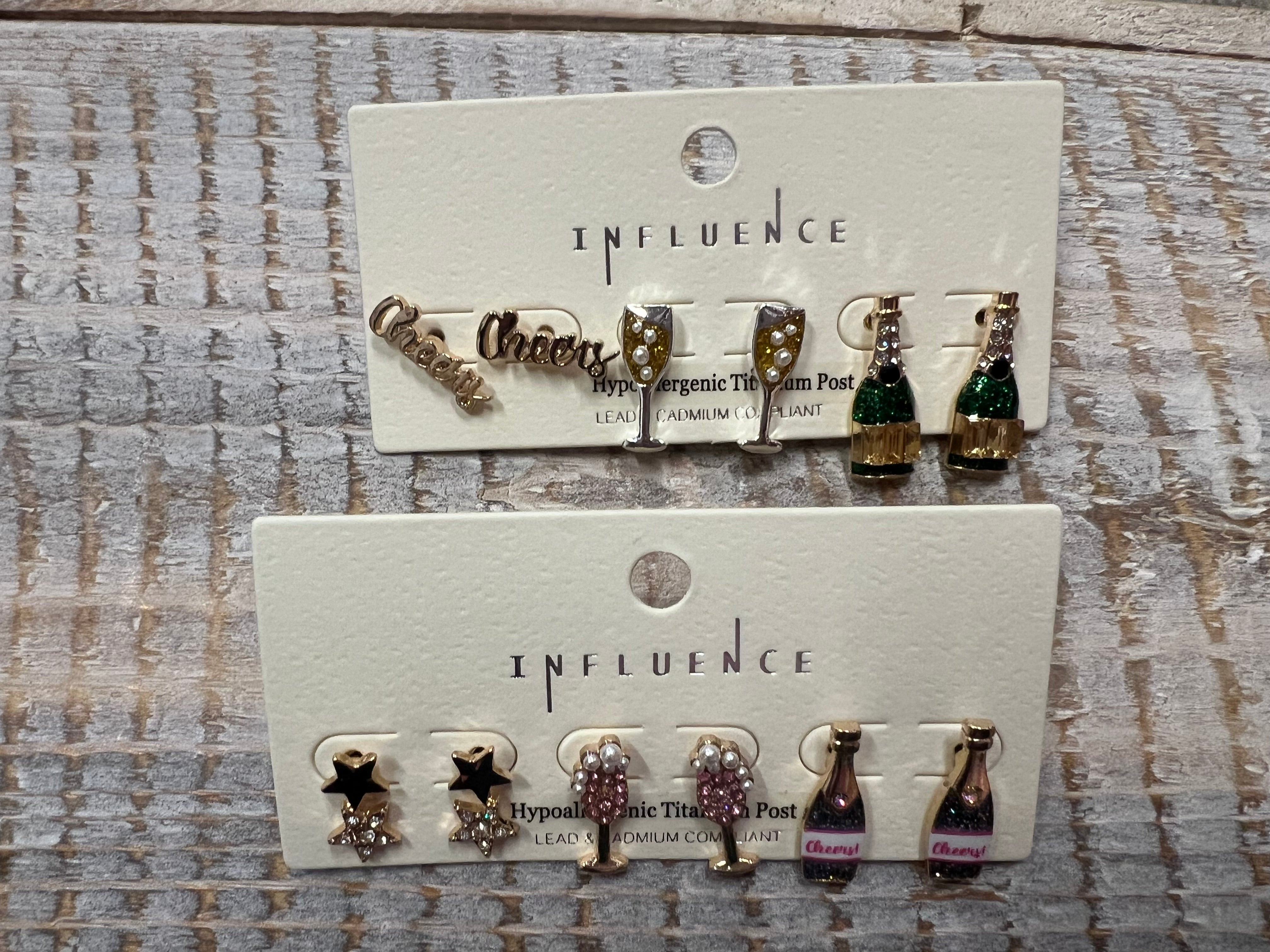 Champagne Stud Set on Simply Obsessed