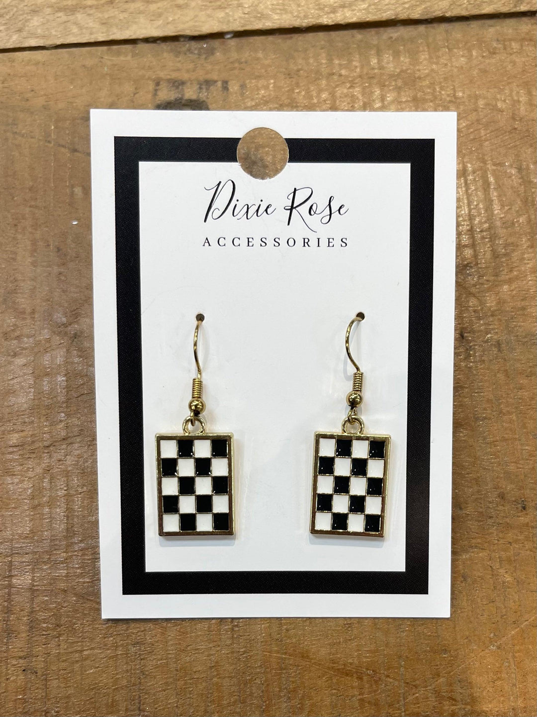 Checkered Earrings on Simply Obsessed