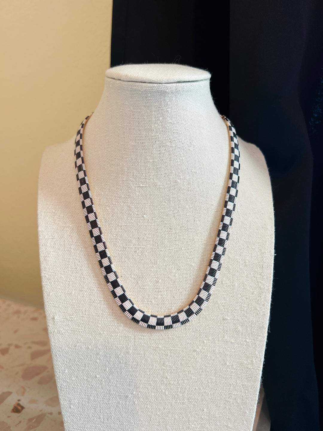 Checkered Necklace on Simply Obsessed