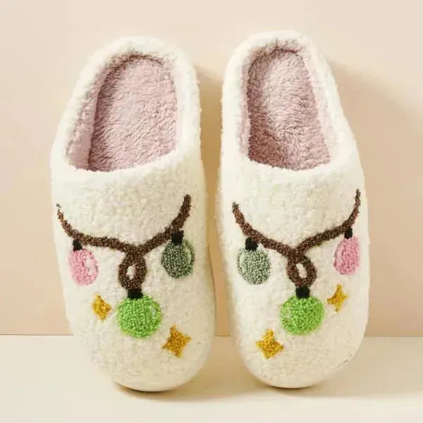 Christmas Lights Slippers on Simply Obsessed
