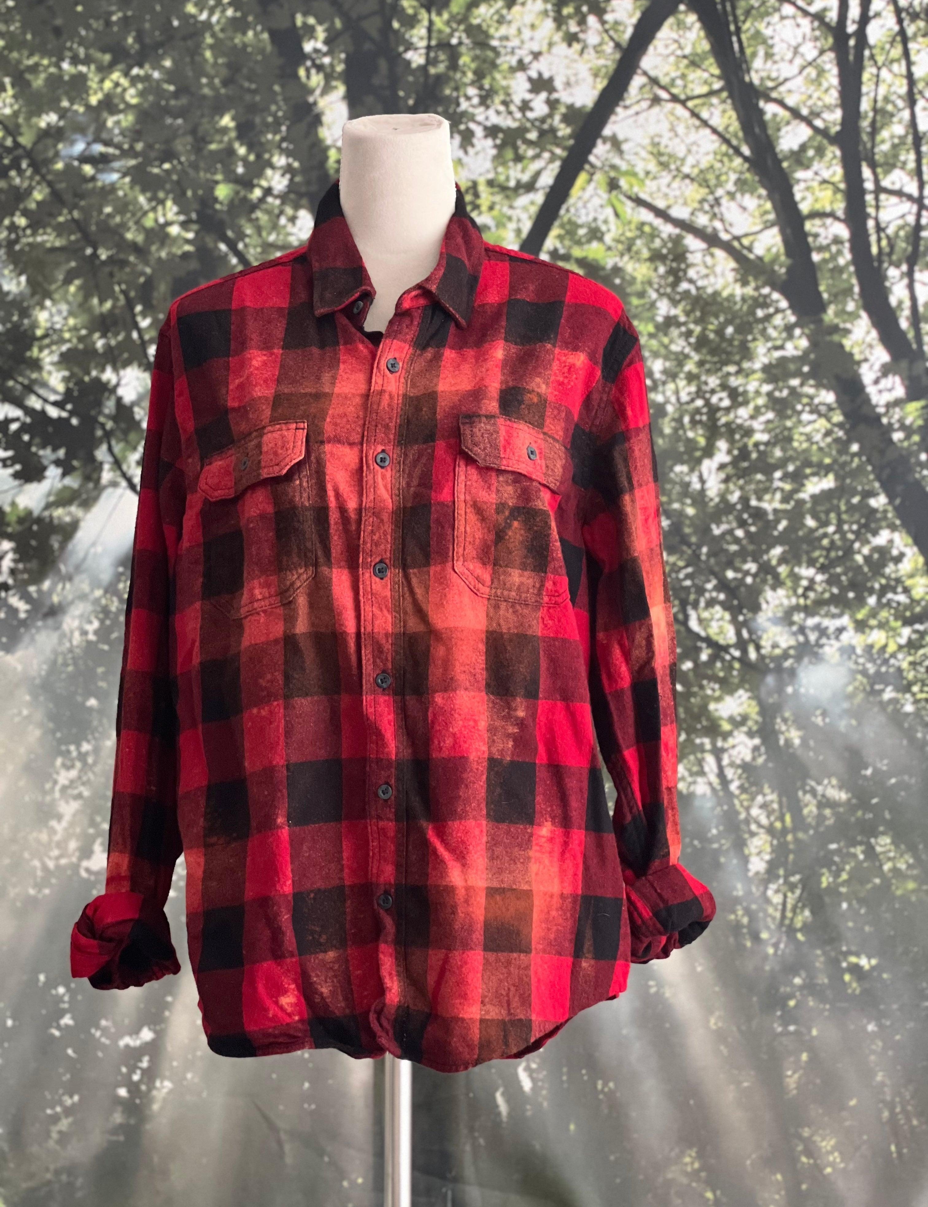 Classic Buffalo Plaid Acid Dusted Flannel on Simply Obsessed