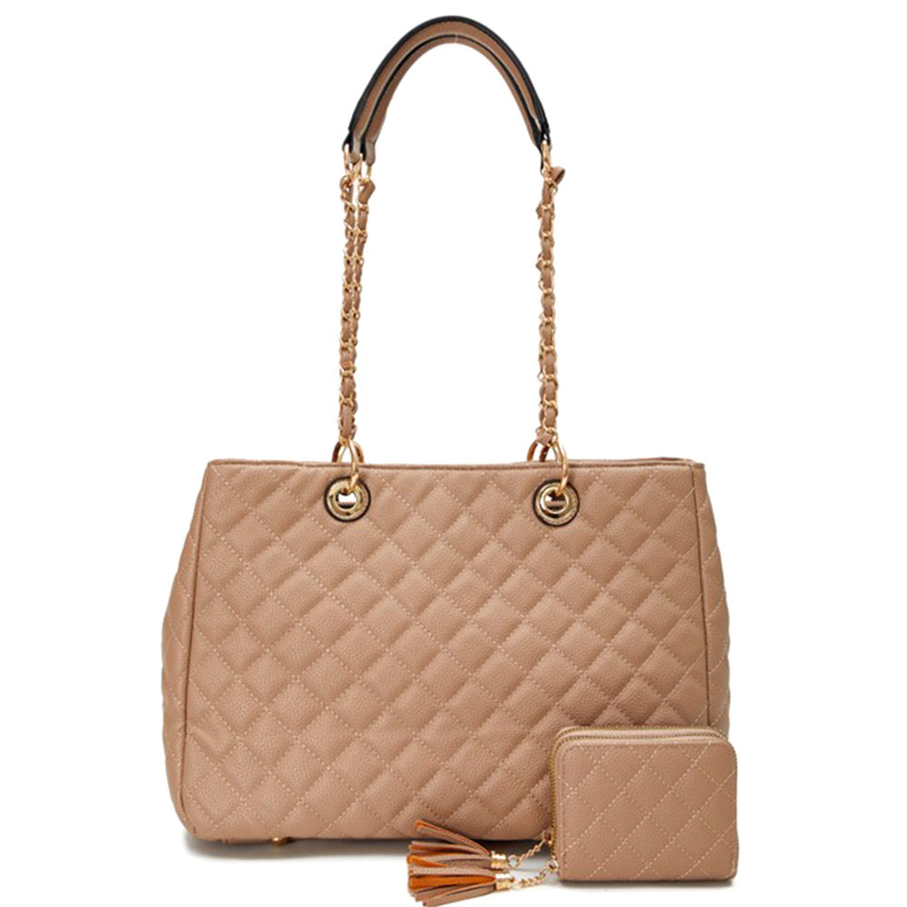 Chain Shoulder Bag with Wallet on Simply Obsessed