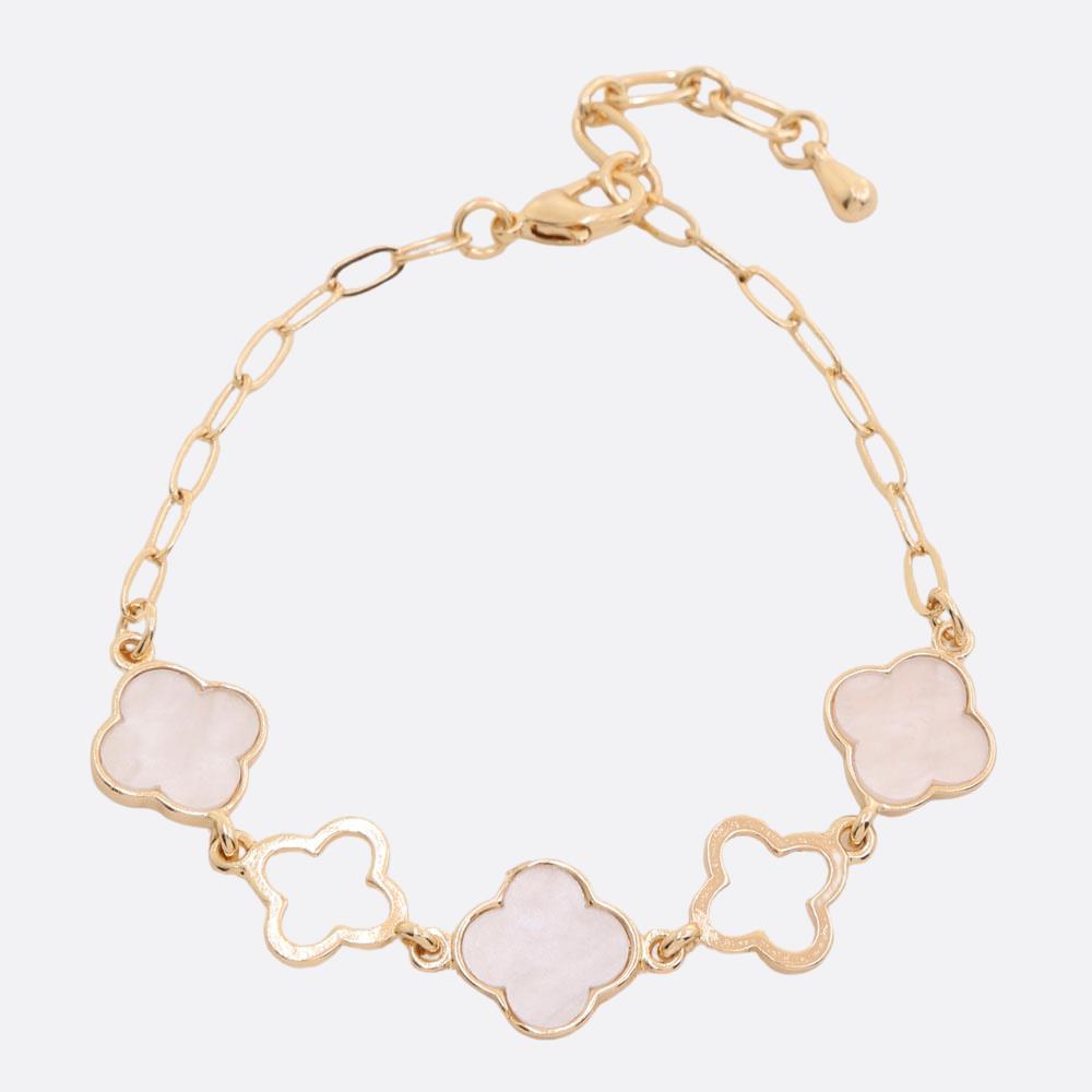 Clover Link Bracelet on Simply Obsessed