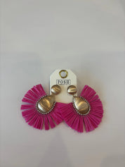 Colorful Gold Flare Earrings on Simply Obsessed