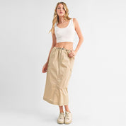 COTTON POPLIN Cargo Mini Skirt on Simply Obsessed