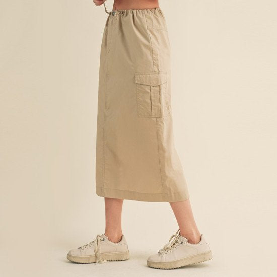 COTTON POPLIN Cargo Mini Skirt on Simply Obsessed