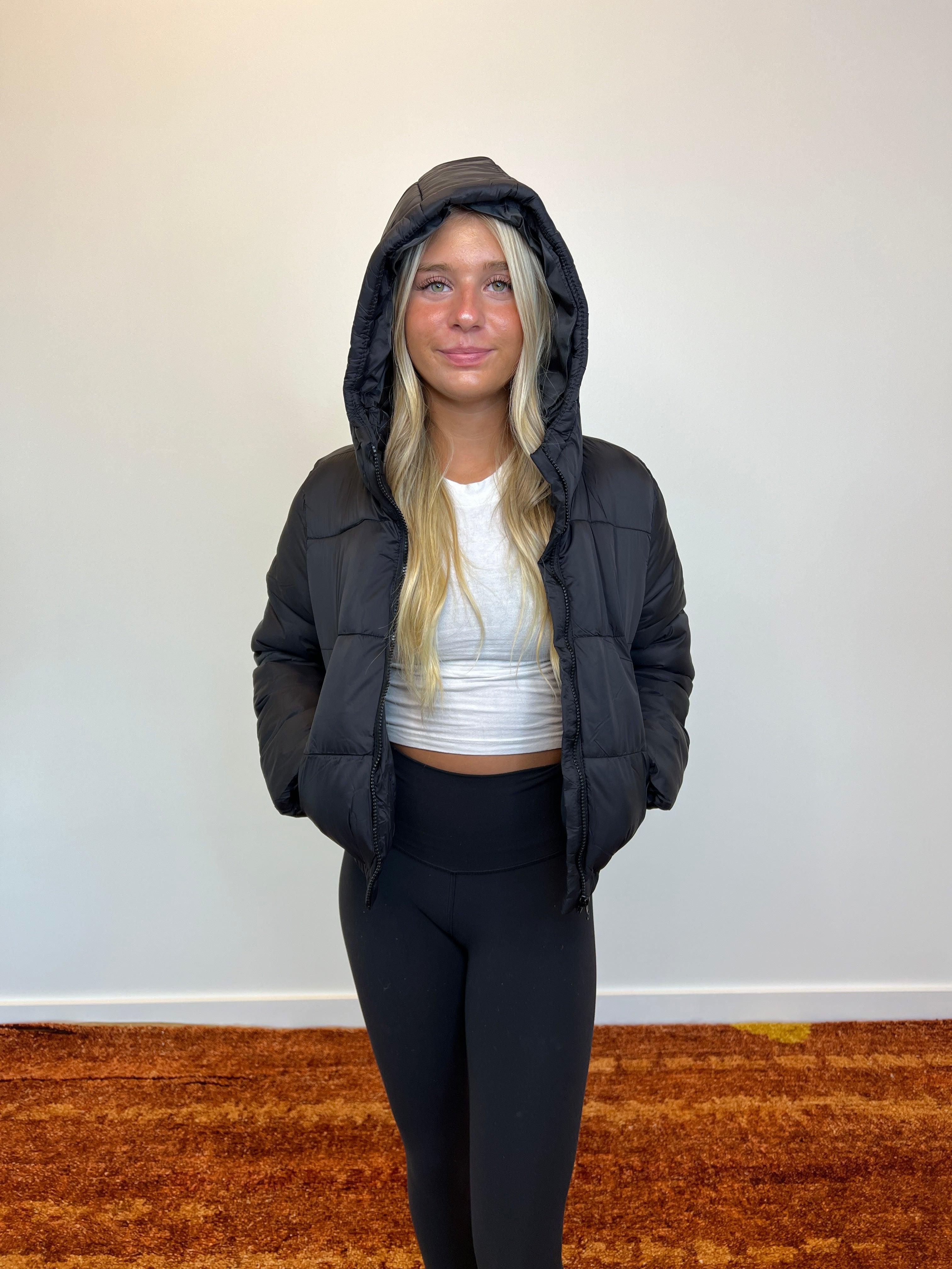 Cropped Puffer Jacket on Simply Obsessed
