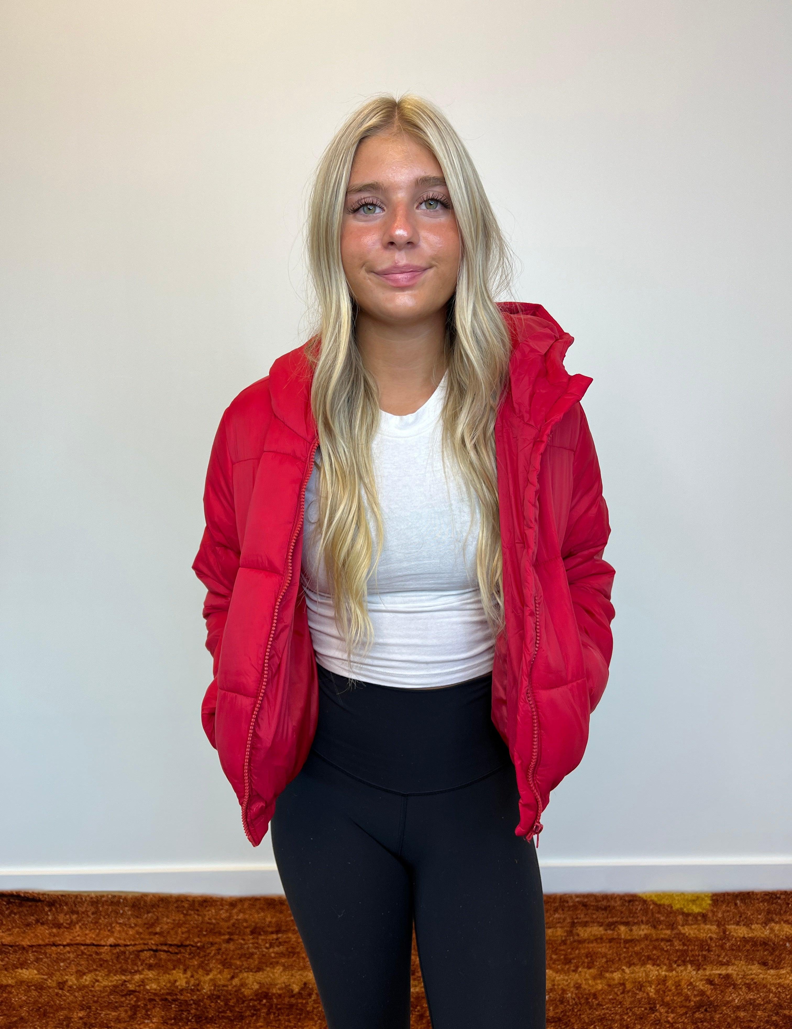 Cropped Puffer Jacket on Simply Obsessed
