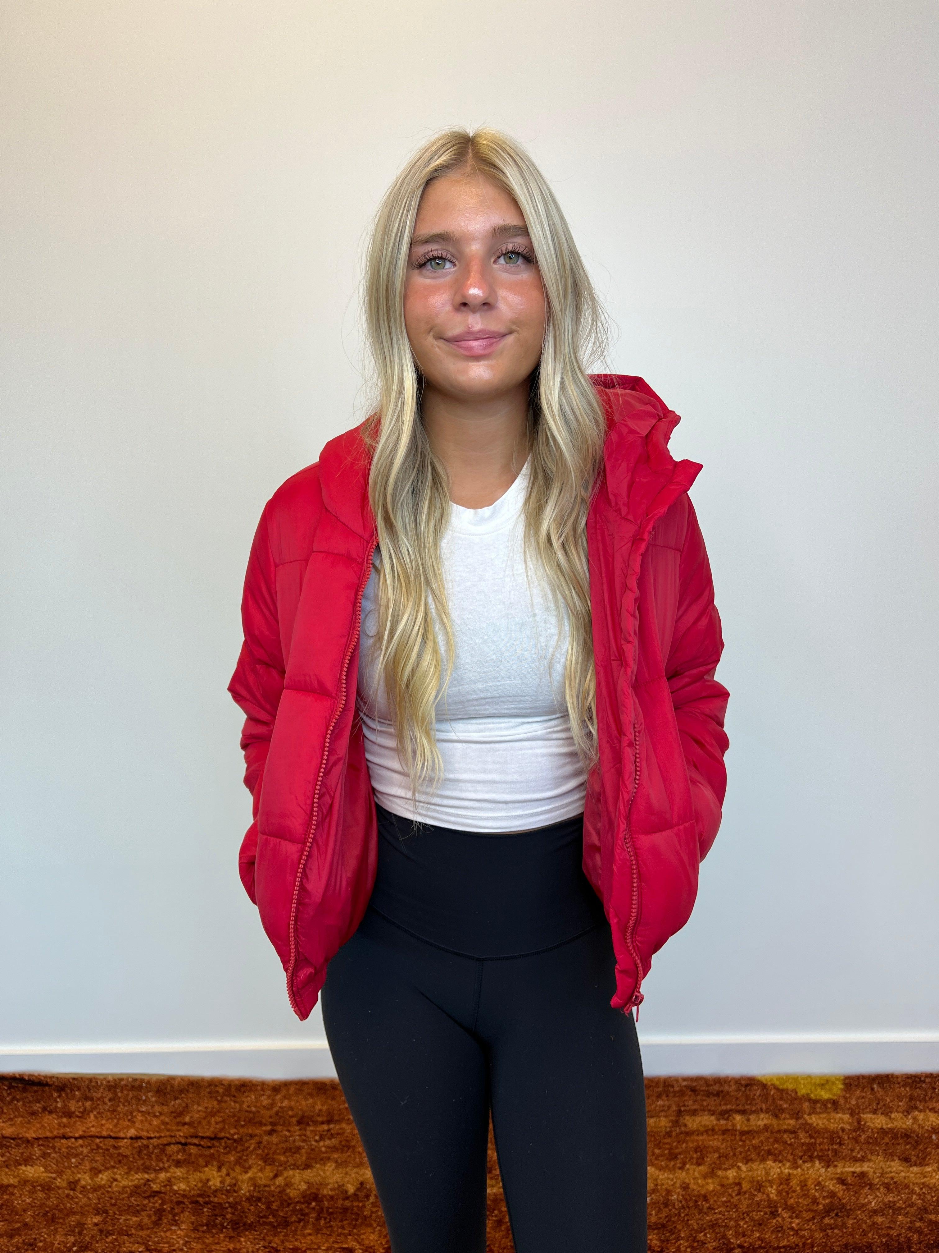 Cropped Puffer Jacket on Simply Obsessed