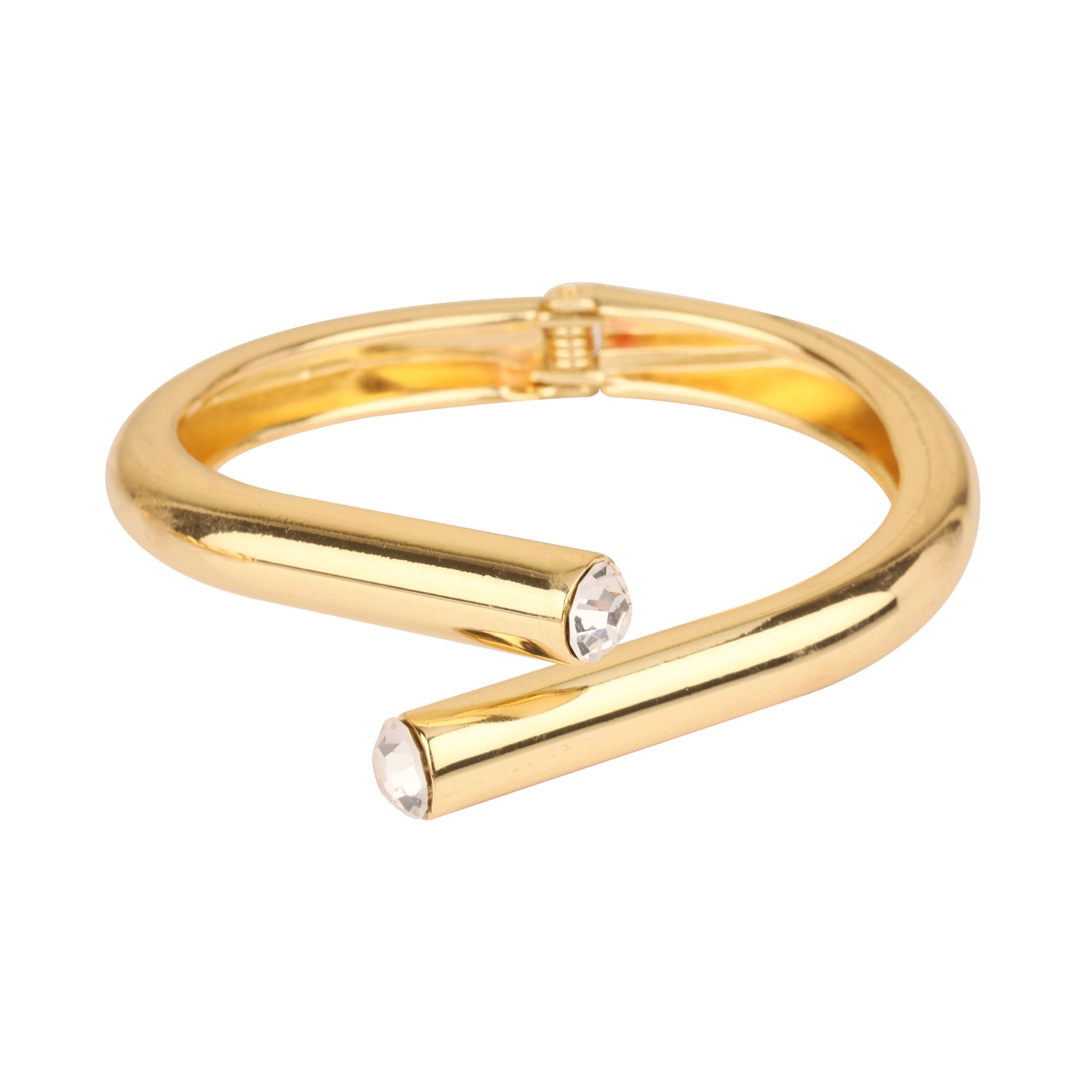 Crystal Hinged Bangle Bracelet on Simply Obsessed