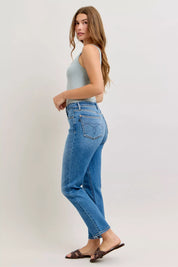 Judy Blue High-Waisted Straight-Leg Jeans on Simply Obsessed