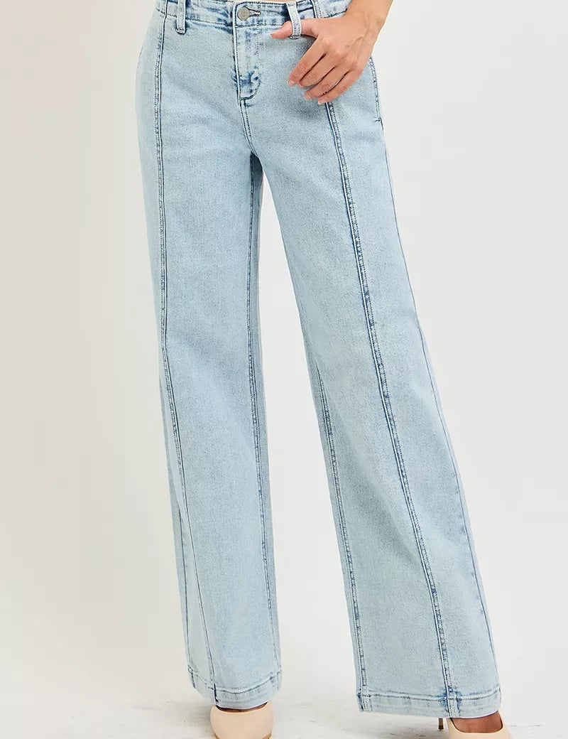 RISEN Slouchy Wide Leg Jeans on Simply Obsessed