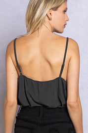 POL Lace Detail V-Neck Cami on Simply Obsessed