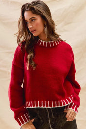 SO ME Loose Fit Christmas Holiday Sweater on Simply Obsessed