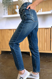 JUDY BLUE Full Size Tummy Control High Waist Slim Jeans on Simply Obsessed