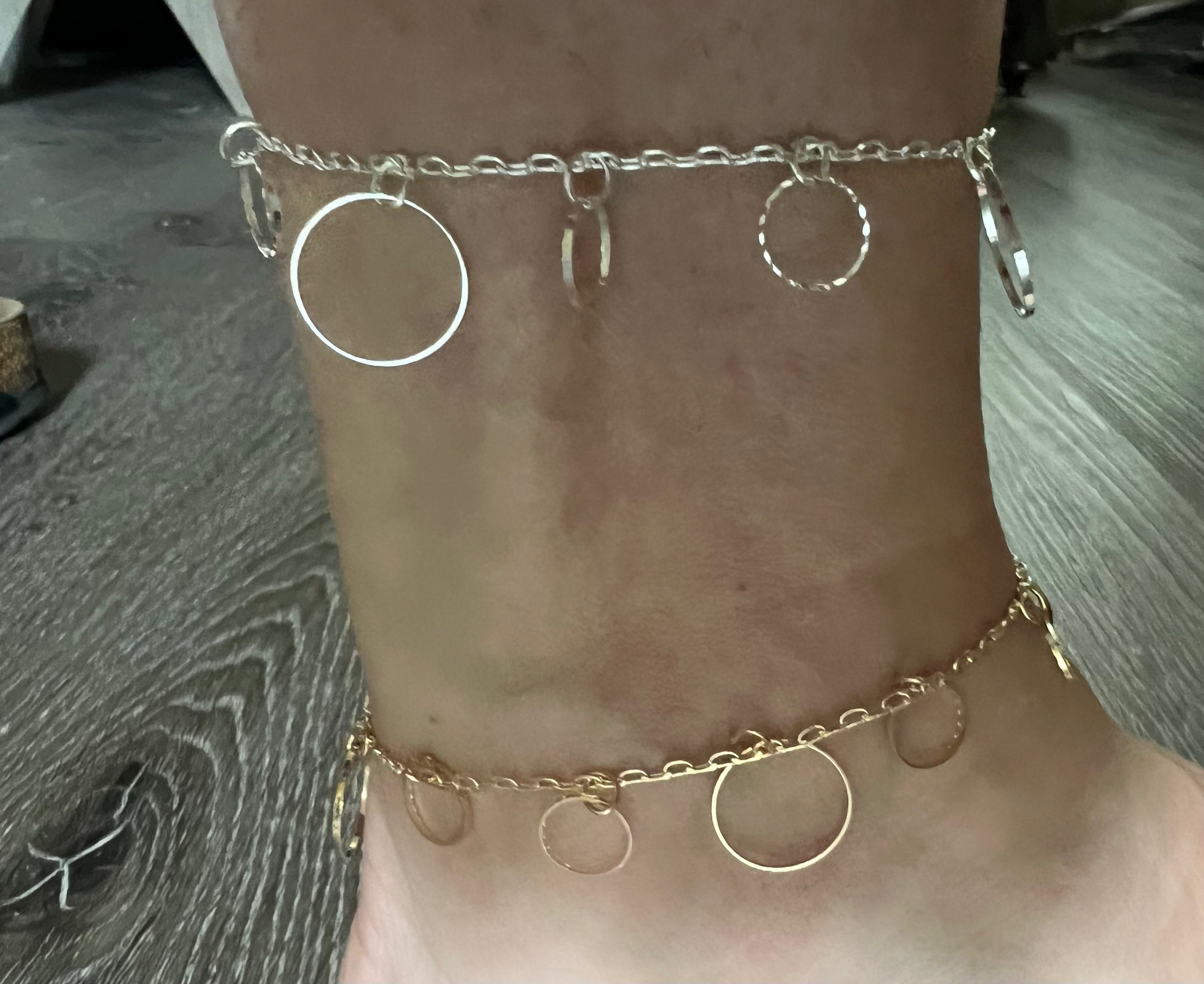 Dainty Circle Anklet on Simply Obsessed