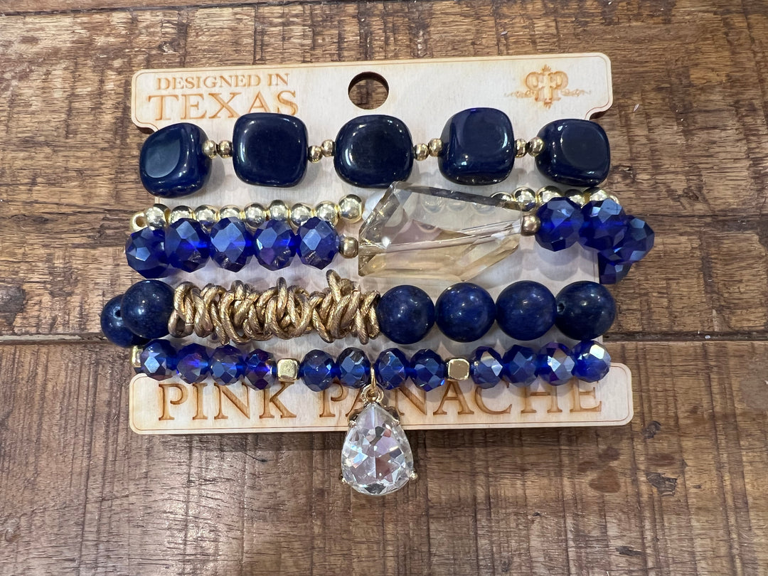 Dark Blue Chunky Stack on Simply Obsessed