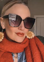 DAX Athena Black Sunglasses on Simply Obsessed