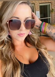 DAX Saint Brown Sunglasses on Simply Obsessed