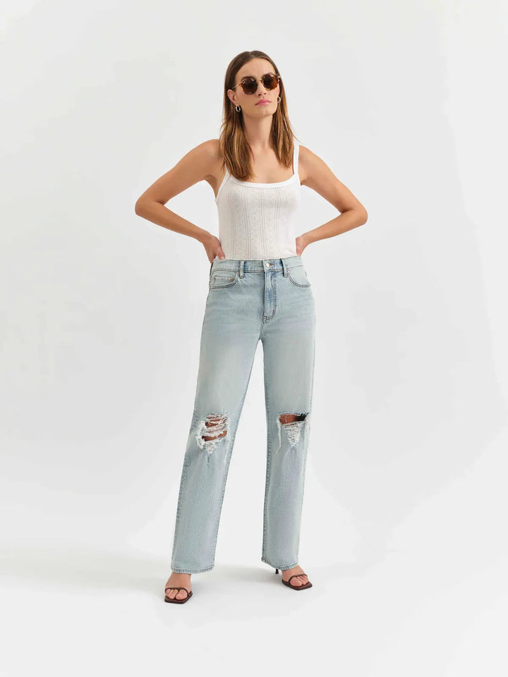 DAZE 1999 Slouch 90's Fit Jeans - BULL'S EYE DISTRESSED on Simply Obsessed
