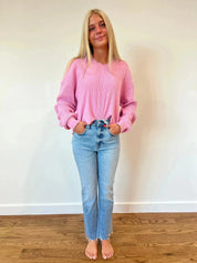 DAZE Shy Girl High Rise Crop Flare Jeans - MARINA VINTAGE on Simply Obsessed