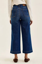 JUDY BLUE High Waist T.C. Claudia Ankle Wide Jeans on Simply Obsessed