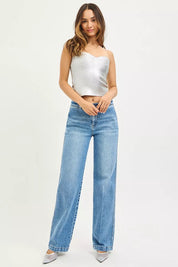 RISEN Slouchy Straight Jeans on Simply Obsessed