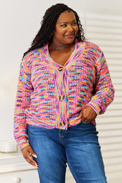 ANGEL WINGS Woven Right V-Neck Long Sleeve Cardigan. **FALL DEBUT SALE** on Simply Obsessed