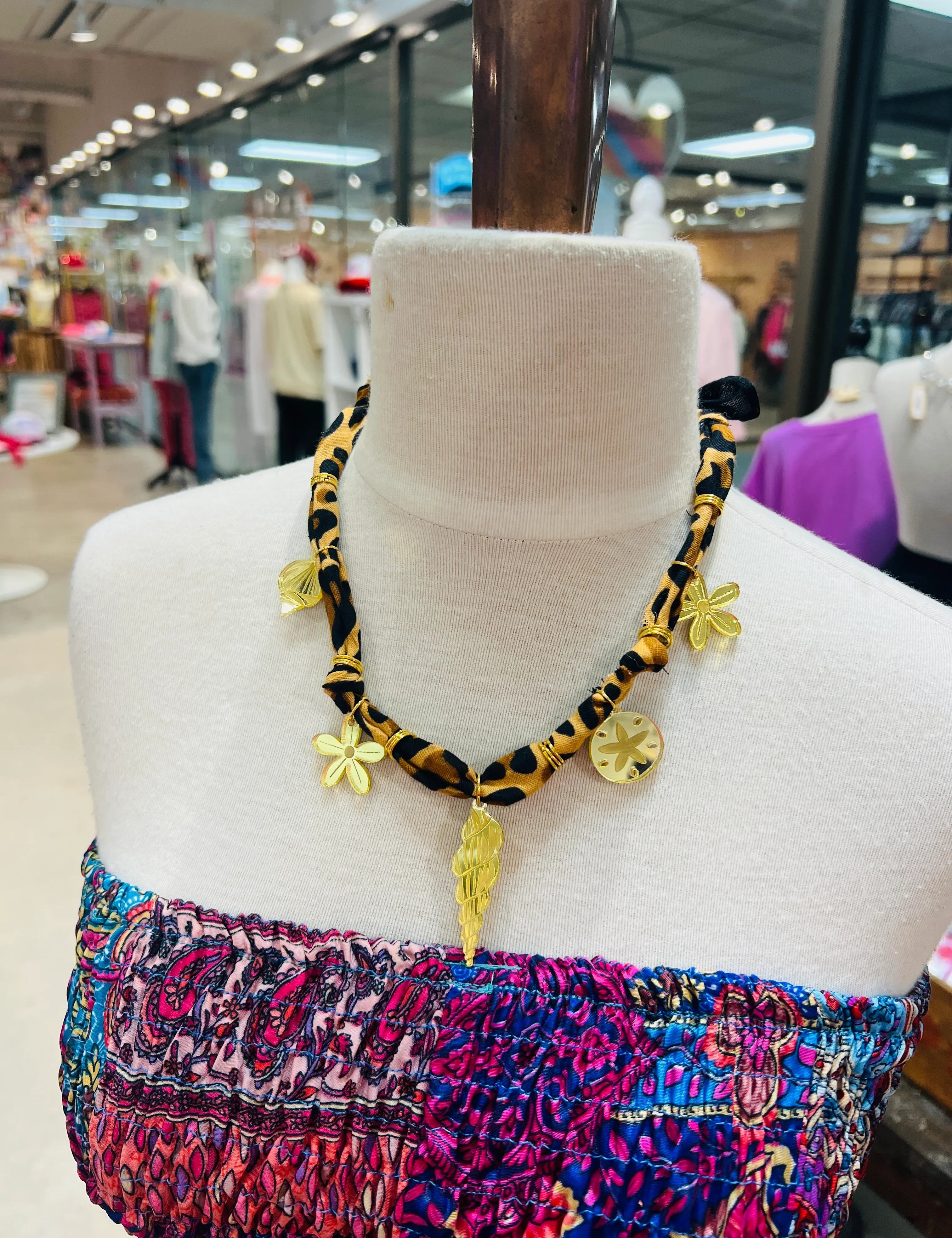 DIXIE ROSE Coastal Charm Bandana Necklace on Simply Obsessed
