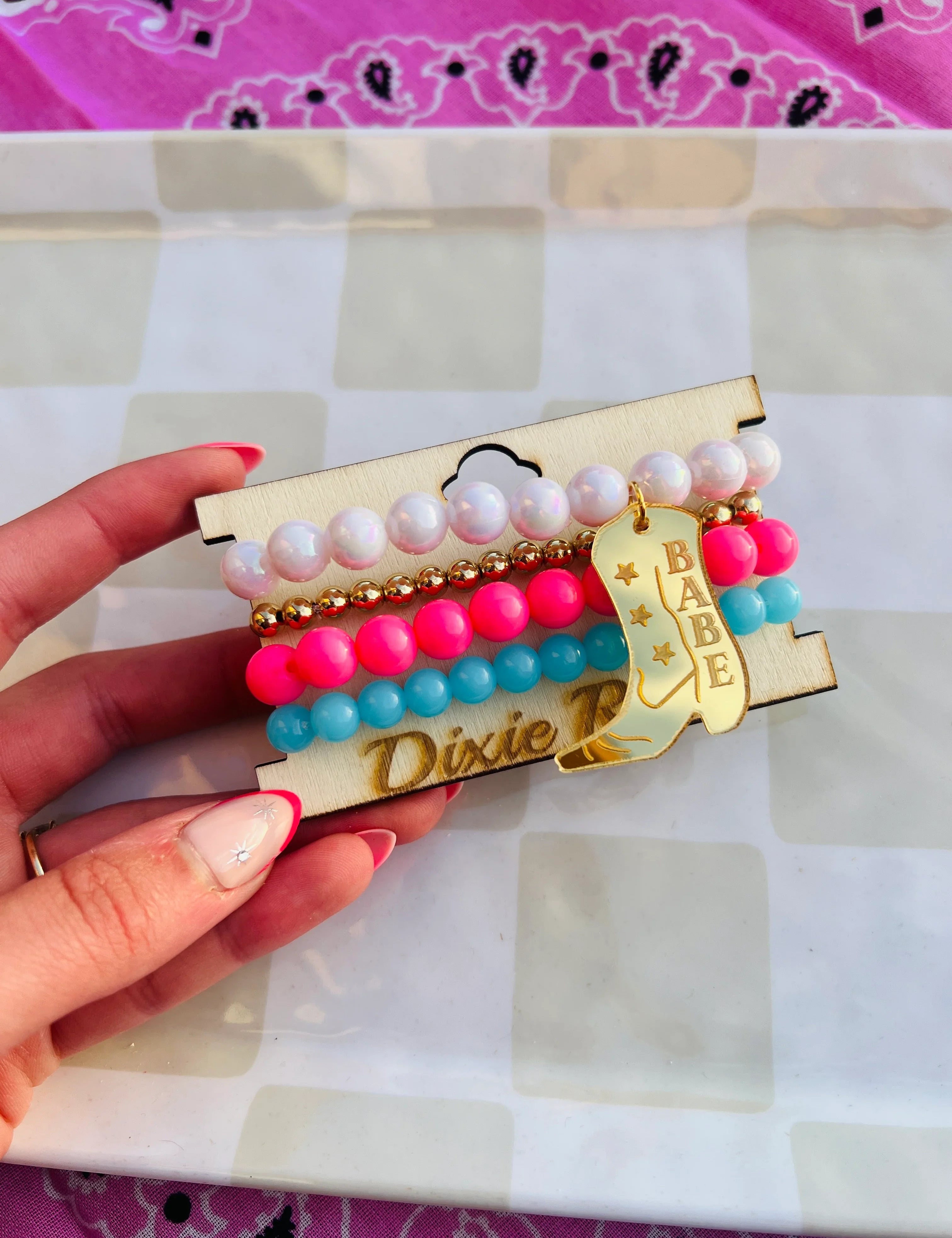 DIXIE ROSE Cowgirl Babe Bracelet Stack on Simply Obsessed