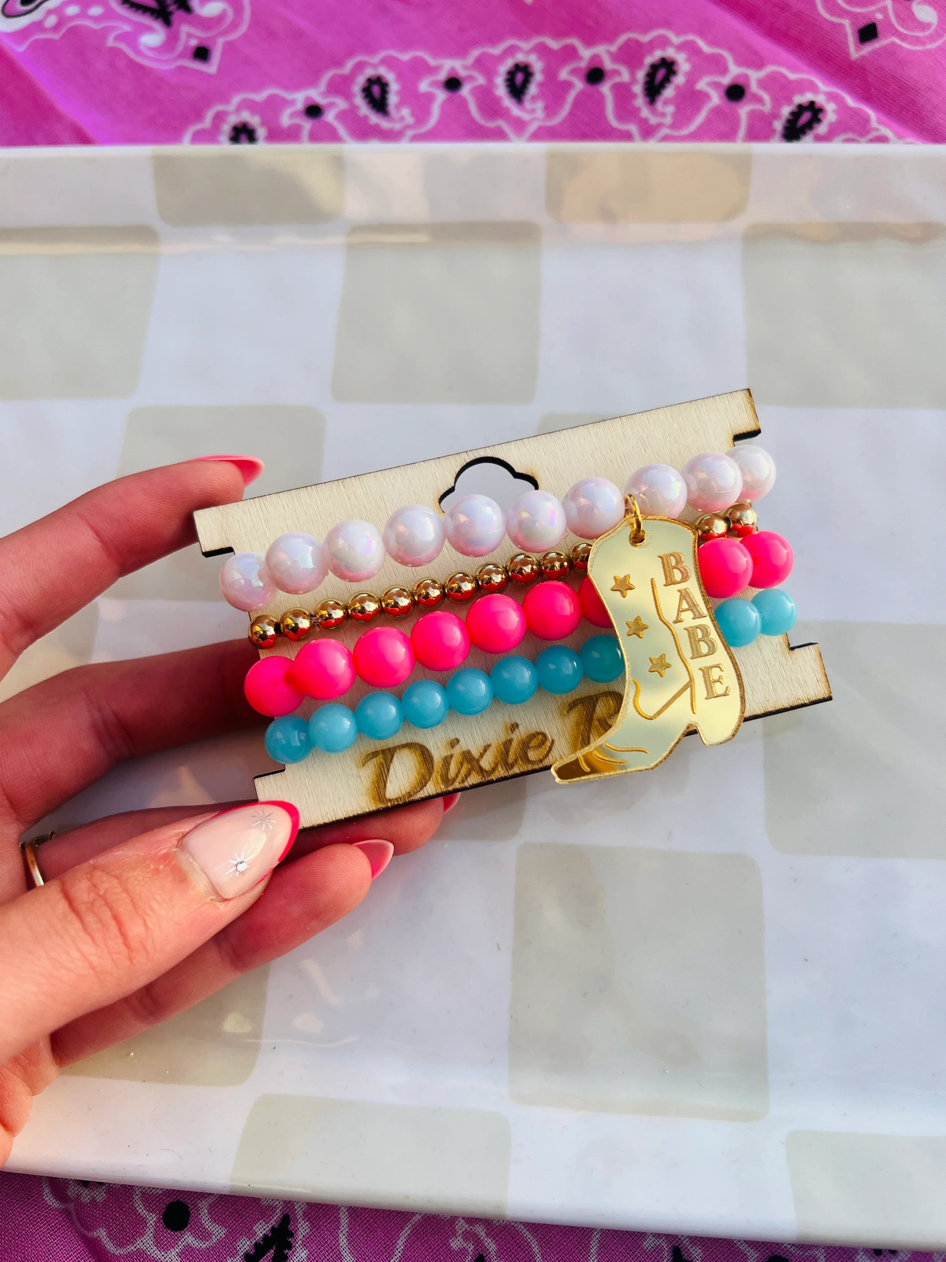 DIXIE ROSE Cowgirl Babe Bracelet Stack on Simply Obsessed