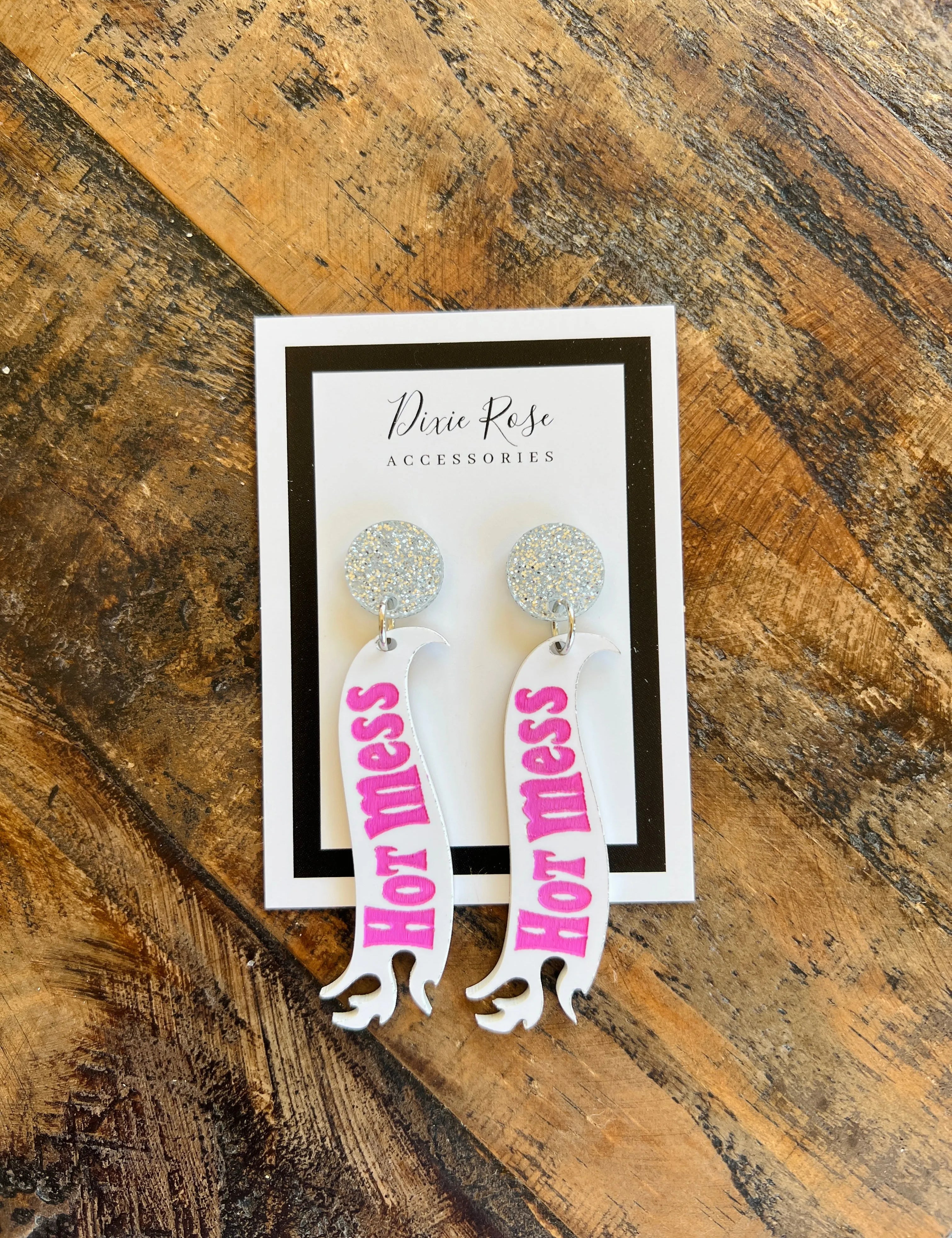 DIXIE ROSE Hot Mess Earrings on Simply Obsessed