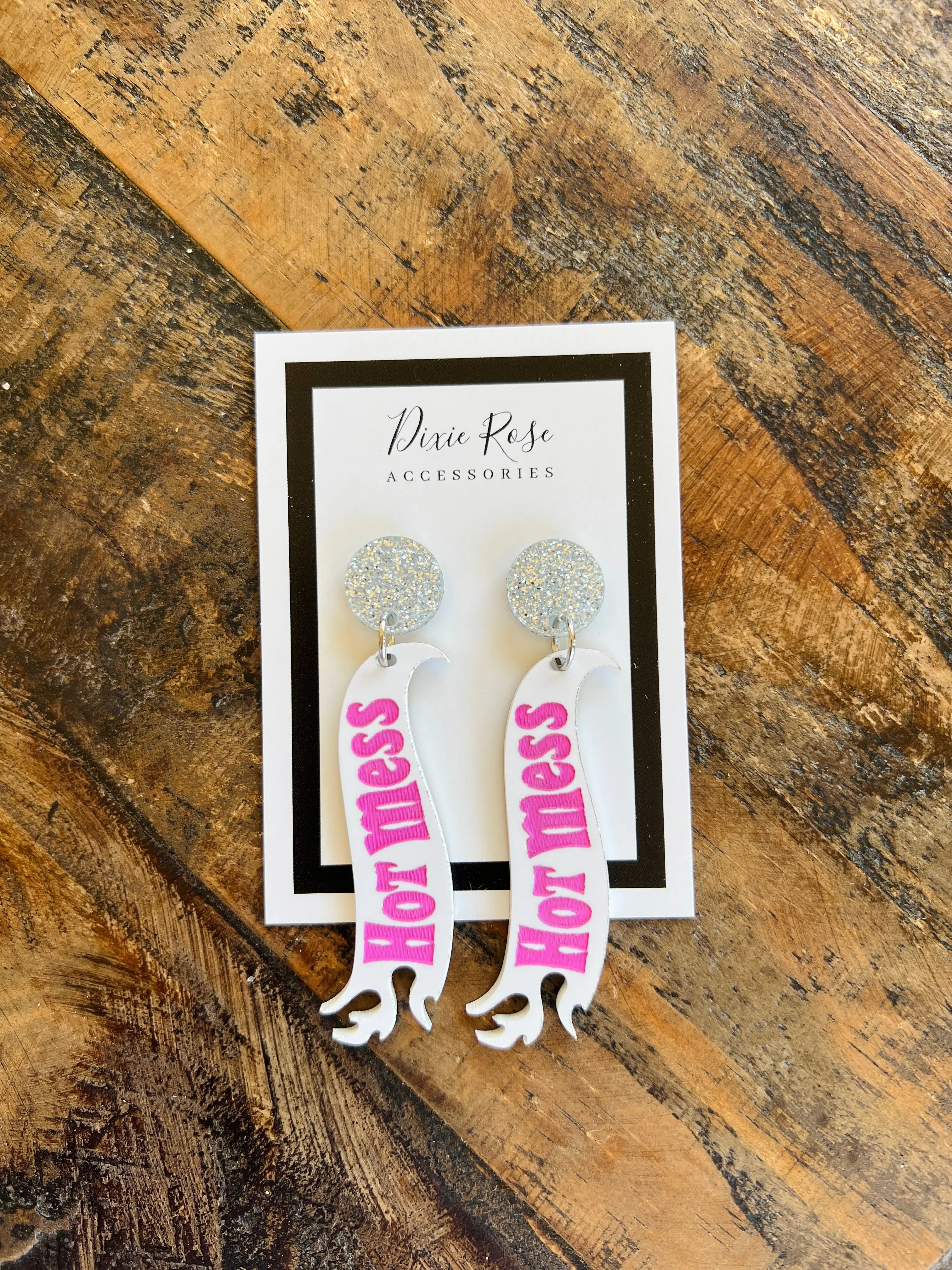 DIXIE ROSE Hot Mess Earrings on Simply Obsessed
