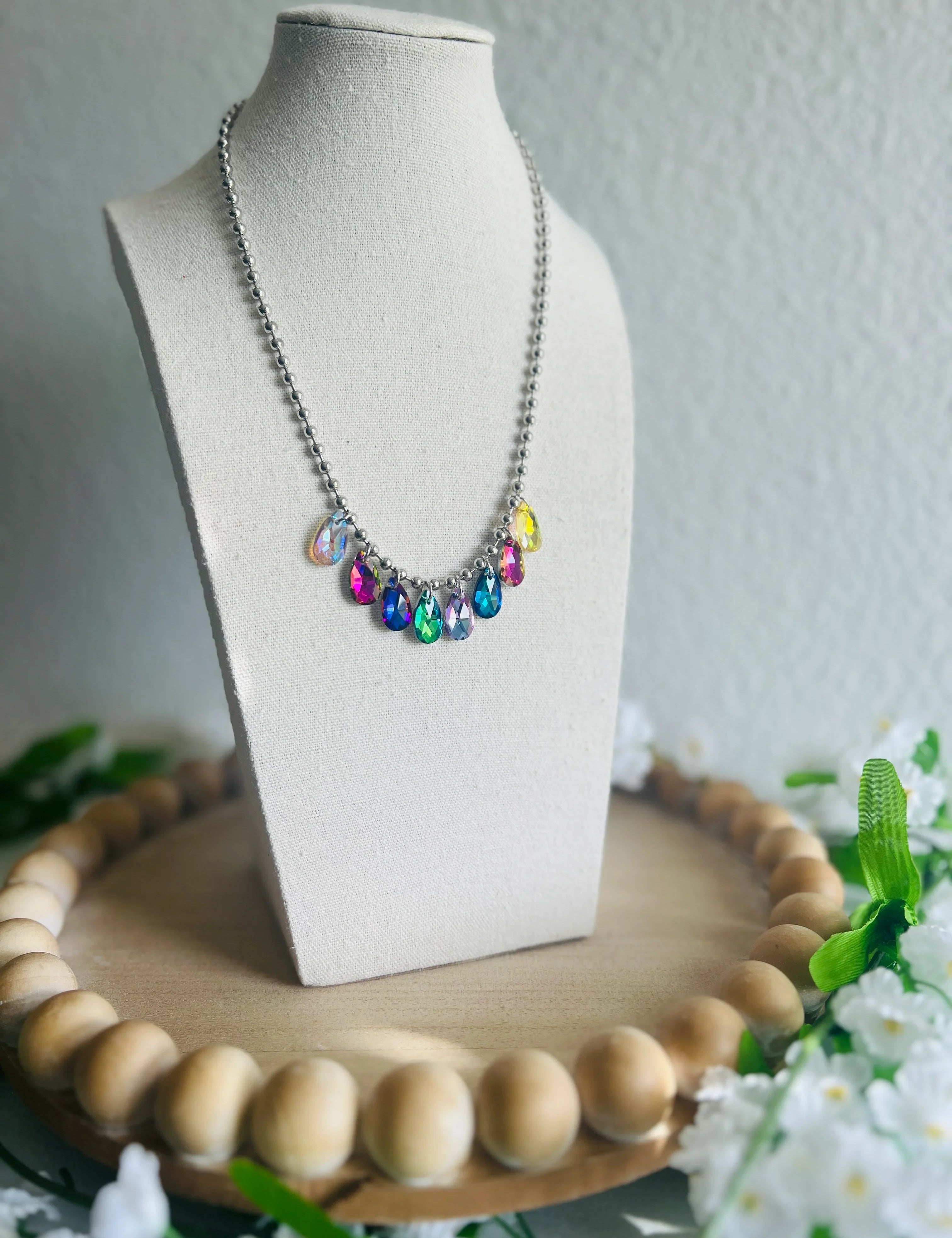 DIXIE ROSE Jewel Charm Necklace on Simply Obsessed