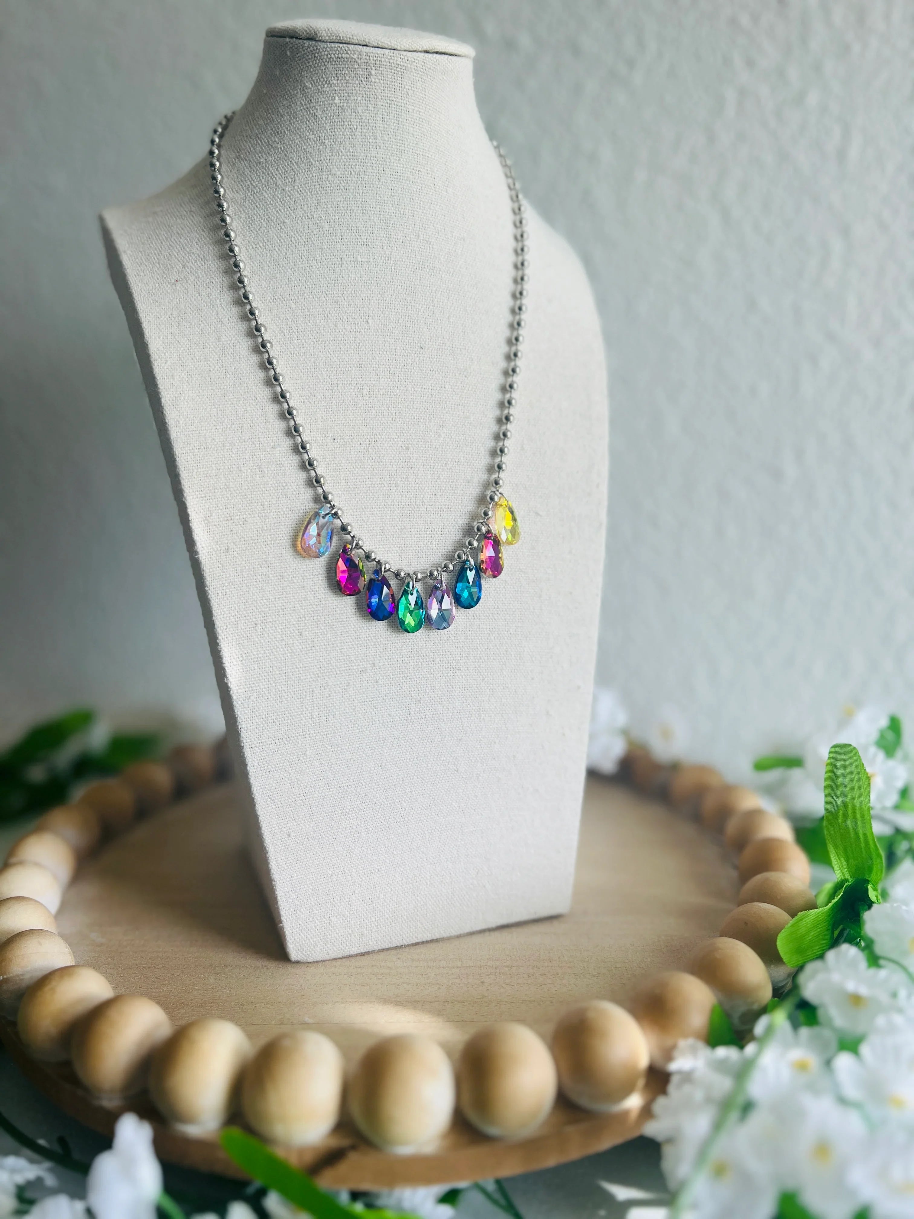 DIXIE ROSE Jewel Charm Necklace on Simply Obsessed