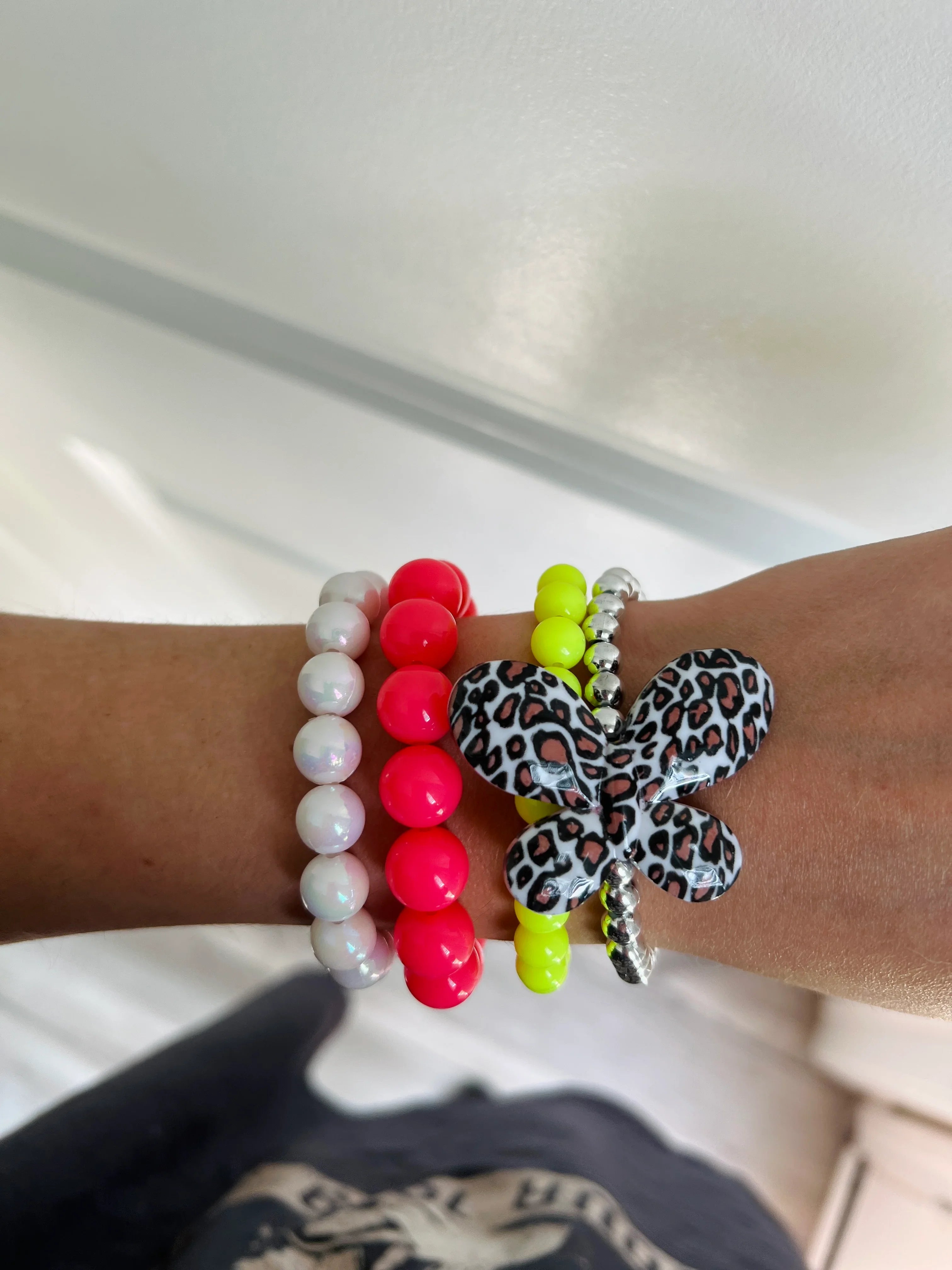 DIXIE ROSE Leopard Butterfly Bracelet Stack on Simply Obsessed