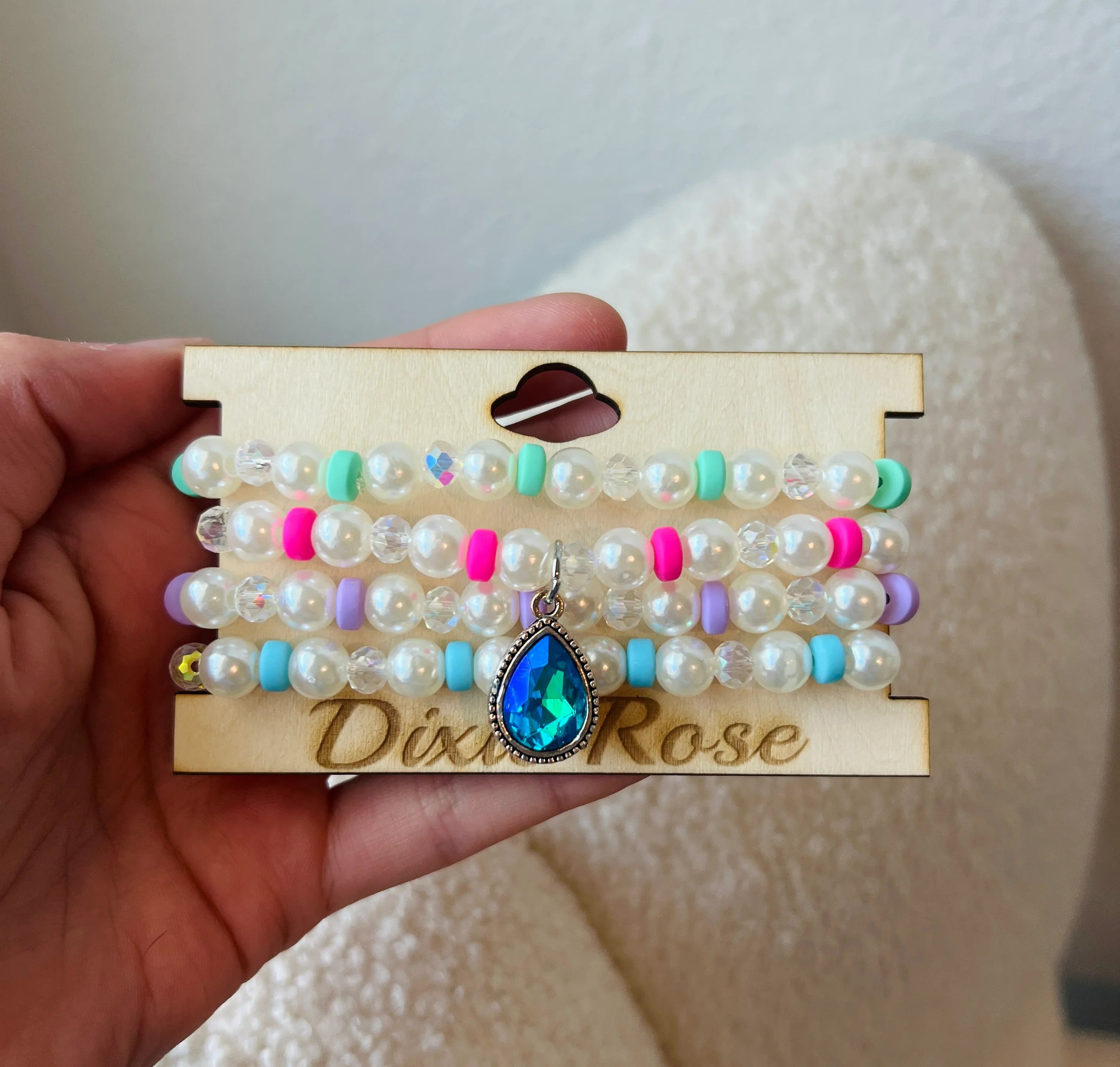 DIXIE ROSE Neon Summertime Bracelet Stack on Simply Obsessed