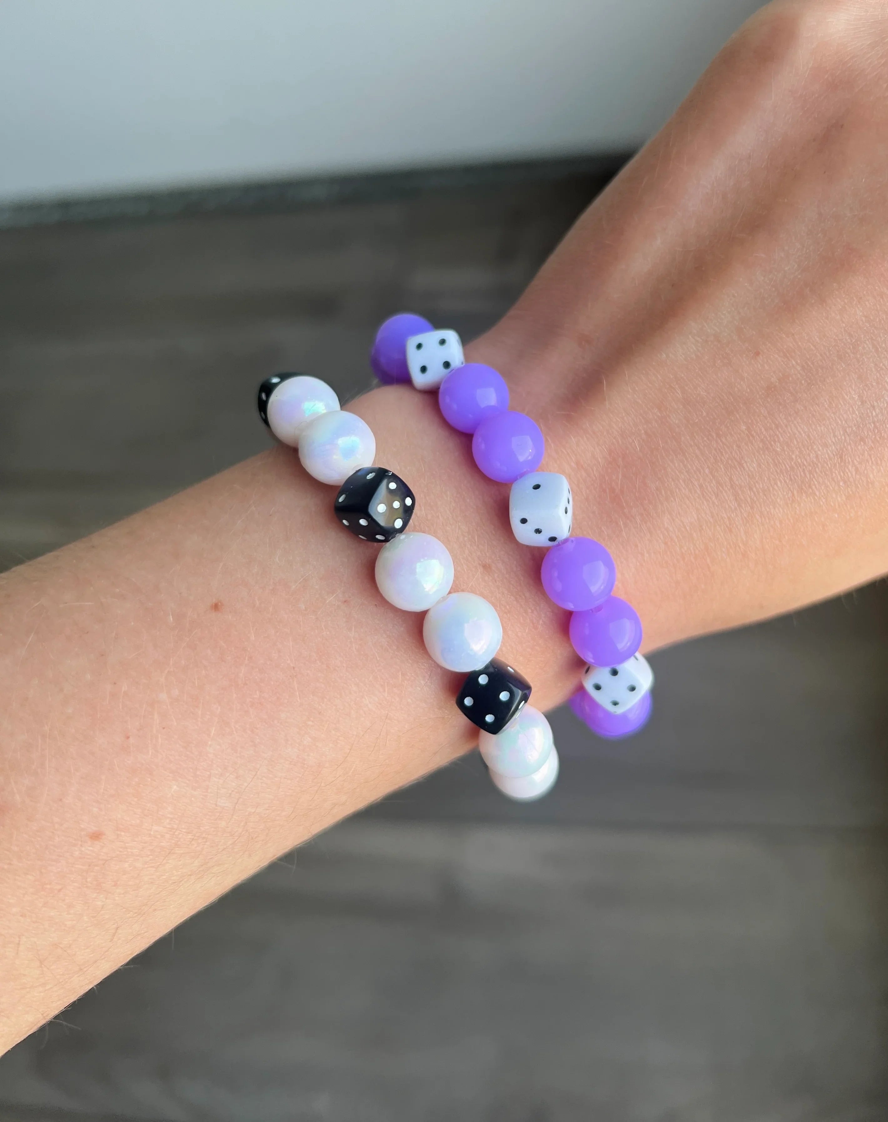 DIXIE ROSE Set of 2 Dice Bracelets on Simply Obsessed