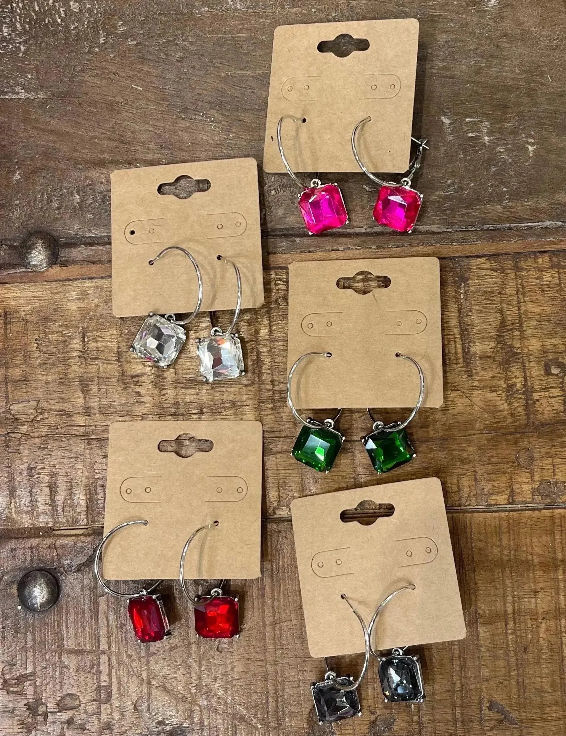 DOOR BUSTER: Gem Hoops on Simply Obsessed